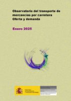 Portada de Observatorio del transporte de mercancías por carretera. Oferta y demanda, enero 2025
