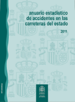 Portada de Anuario estadístico de accidentes en las carreteras del estado 2011.