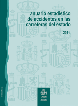 Portada de Anuario estadístico de accidentes en las carreteras del estado 2011.