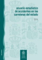 Portada de Anuario estadístico de accidentes en las carreteras del estado, 2019