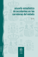 Portada de Anuario estadístico de accidentes en las carreteras del estado, 2018