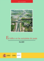 Portada de El tráfico en las autopistas de peaje, 2009