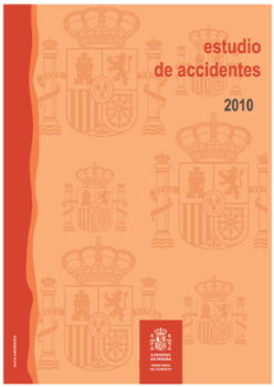 Portada de Estudio de accidentes 2010.