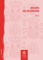 Portada de Estudio de accidentes, 2014.