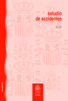 Portada de Estudio de accidentes, 2018