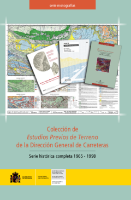 Portada de Colección de Estudios Previos de Terreno de la Dirección General de Carreteras. Serie histórica completa 1965-1998.   (SERIE 96-01 a 98-04)