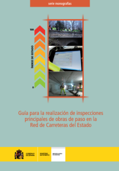 Portada de Guía para la realización de inspecciones principales de obras de paso en la Red de Carreteras del Estado