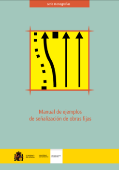 Portada de Manual de ejemplos de señalización de obras fijas