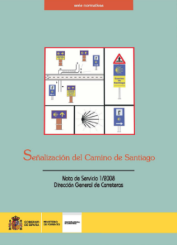 Portada de Señalización del Camino de Santiago. Nota de servicio 1/2008.