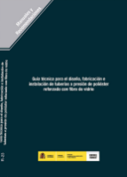 Portada de Guía técnica para el diseño, fabricación e instalación de tuberías a presión de poliéster reforzado con fibra de vidrio. R-23