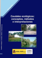 Portada de Caudales ecológicos: conceptos, métodos e interpretaciones. M-82