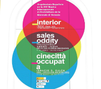 Portada de interior-sales oddity-cinecittà occupata; Arquitectura Española en la XIV Mostra Internazionale di Architettura de la Biennale di Venezia.  Folleto exposición.