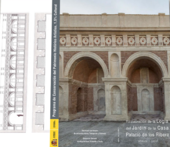 Portada de Restauración de la Logia del Jardín de la Casa Palacio de los Ribera. Bornos, CÁDIZ
