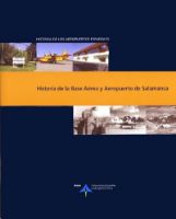 Portada de Historia de la Base Aérea y Aeropuerto de Salamanca