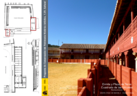 Portada de Ermita y Plaza de Toros cuadrada de las Virtudes, Santa Cruz de Mudela; Ciudad Real.Programa de Conservación del Patrimonio Histórico Artístico, 1,5% Cultural.