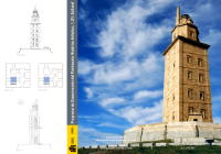 Portada de Torre de Hércules, restauración de las cámaras 0D y 2D, A Coruña.Programa de Conservación del Patrimonio Histórico Artístico, 1,5% Cultural.