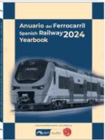 Portada de Anuario del Ferrocarril 2024. Spanish Railway 2024. Yearbook