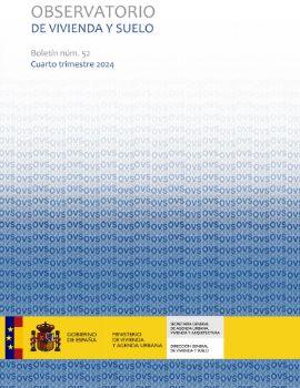 Portada de Observatorio de vivienda y suelo. Boletín núm. 52, cuarto trimestre 2024