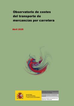Portada de Observatorio de costes del transporte de mercancías por carretera. Abril 2025