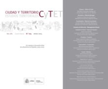 Portada de Revista Ciudad y Territorio, Estudios Territoriales. CyTET.  Vol. LVII. Cuarta época, N.º 224 verano 2025 - Un repaso a cincuenta años de urbanismo en España: 1975-2025/Reviewing fifty years of urban development in Spain: 1975-2025 -