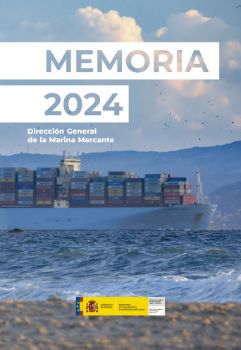 Portada de Memoria 2024. Dirección General de la Marina Mercante