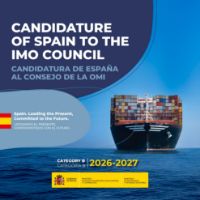 Portada de Candidature of Spain to the IMO Council / Candidatura de España al Consejo de la OMI 2026-2027