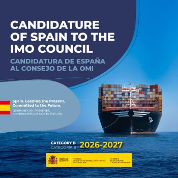 Portada de Candidature of Spain to the IMO Council / Candidatura de España al Consejo de la OMI 2026-2027