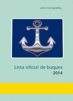 Portada de Lista oficial de buques 2014.