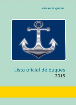 Portada de Lista oficial de buques 2015.