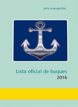 Portada de Lista oficial de buques 2016.