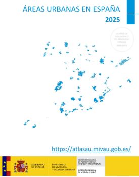 Portada de Áreas urbanas en España, 2025