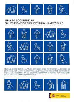 Portada de Guía de accesibilidad en los espacios públicos urbanizados V.1.0