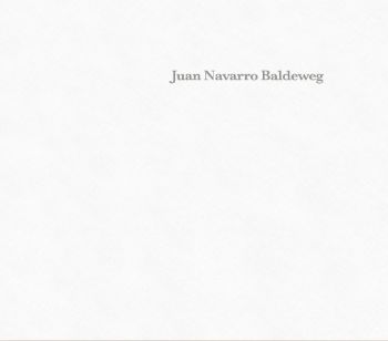 Portada de Juan Navarro Baldeweg. Premio Nacional de Arquitectura 2014.