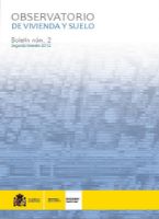 Portada de Observatorio de Vivienda y Suelo. Boletín Núm. 2. Segundo trimestre 2012