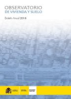 Portada de Observatorio de Vivienda y Suelo. Boletín Anual 2018.