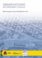 Portada de Observatorio de Vivienda y Suelo. Boletín especial sobre rehabilitación 2021