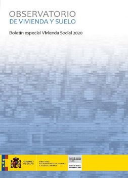 Portada de Observatorio de Vivienda y Suelo. Boletín especial Vivienda Social 2020