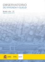 Portada de Observatorio de Vivienda y Suelo. Boletín Núm 10. Segundo trimestre 2014