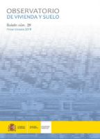 Portada de Observatorio de Vivienda y Suelo. Boletín Núm 29. Primer trimestre 2019