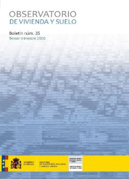 Portada de Observatorio de Vivienda y Suelo. Boletín Núm 35. Tercer trimestre 2020