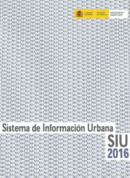 Portada de Sistema de Información Urbana. SIU 2016.