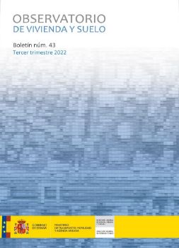 Portada de Observatorio de vivienda y suelo. Boletín núm. 43, tercer trimestre 2022
