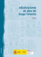 Portada de Adjudicaciones de obra del Grupo Fomento, año 2018