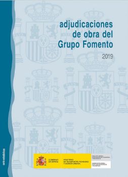 Portada de Adjudicaciones de obra del Grupo Fomento, año 2019