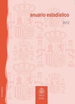 Portada de Anuario estadístico 2012