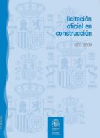 Portada de Licitación oficial en construcción, año 2009.