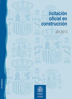 Portada de Licitación oficial en construcción, año 2013.