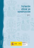 Portada de Licitación oficial en construcción, año 2017.