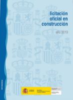 Portada de Licitación oficial en construcción, año 2019