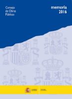 Portada de Memoria 2016. Consejo de Obras Públicas